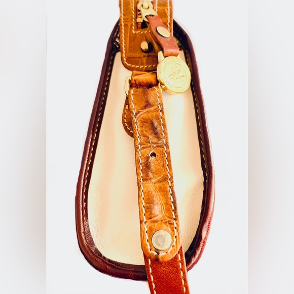 BRAHMIN Croc embossed leather multifunctional Shoulder/Crossbody/clutch bag - Picture 9 of 14